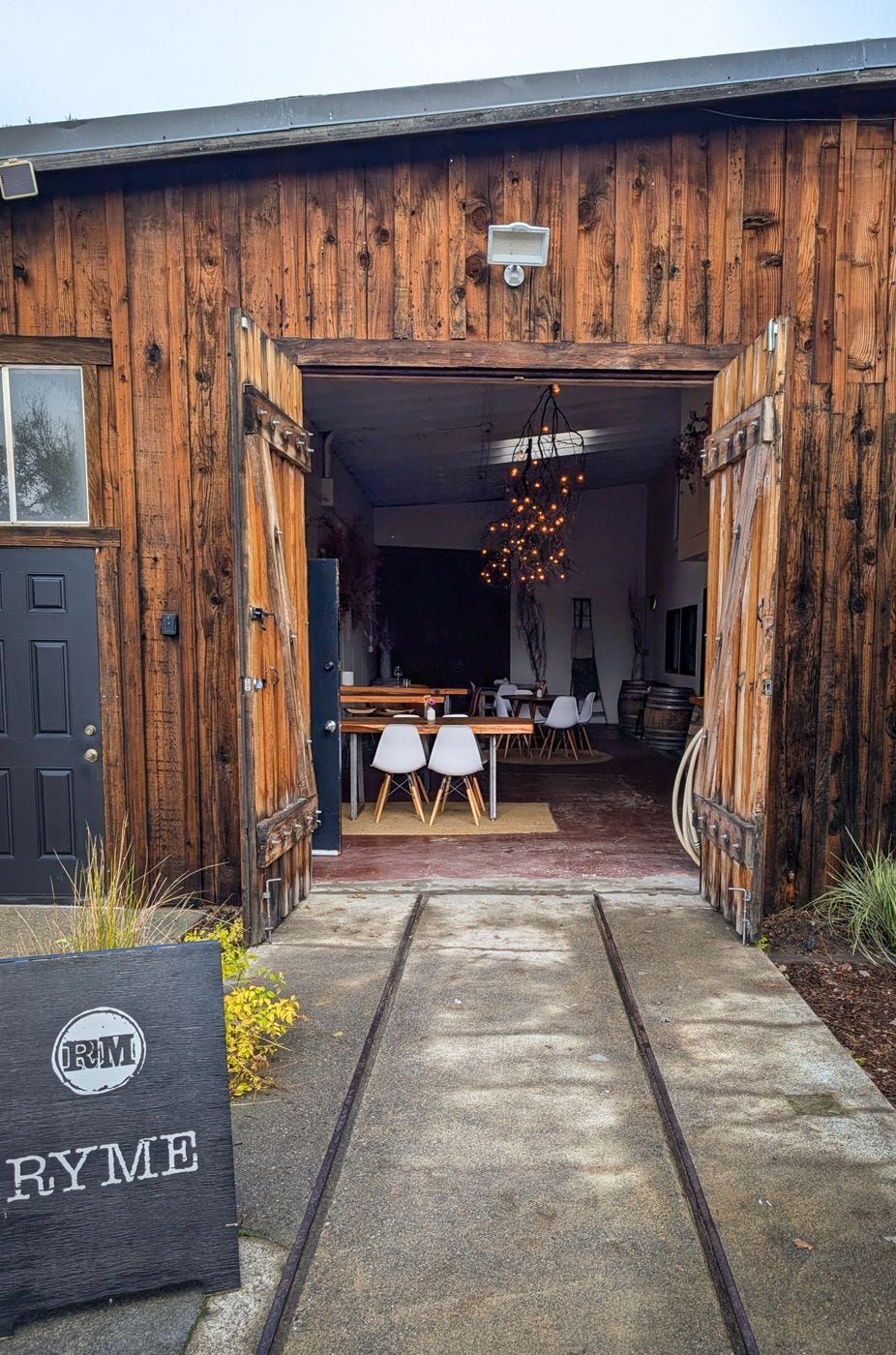Ryme Cellars tasting room in Forestville, Russian River Valley