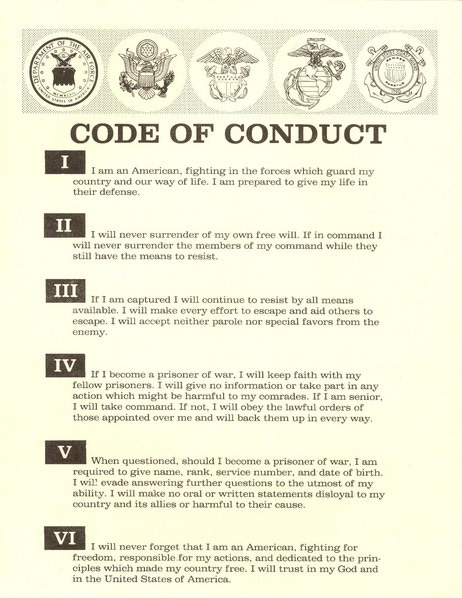 Code of U.S. Fighting Force