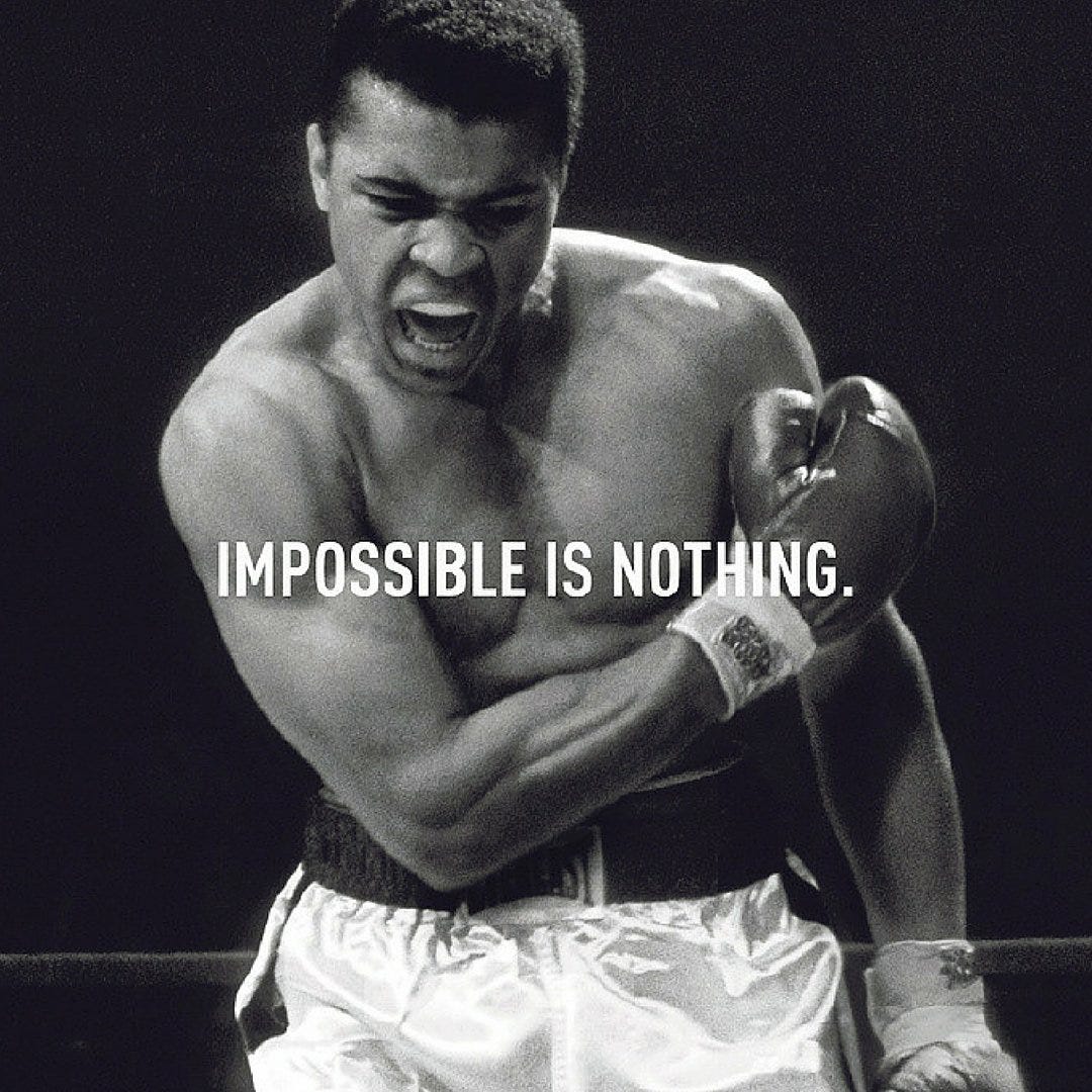 Lazada Philippines on X: "Impossible is Nothing. RIP: Muhammad Ali.  #MuhammadAli https://t.co/T0O3bDn35R https://t.co/XNdkhxJ6lg" / X