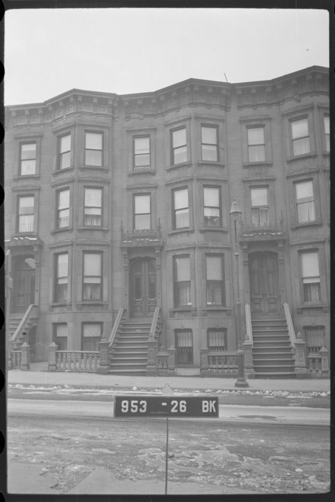 An archival image of the brownstone, which dates to the 19th century and has stood vacant since 2001. An archival image of the brownstone, which dates to the 19th century and has stood vacant since 2001.