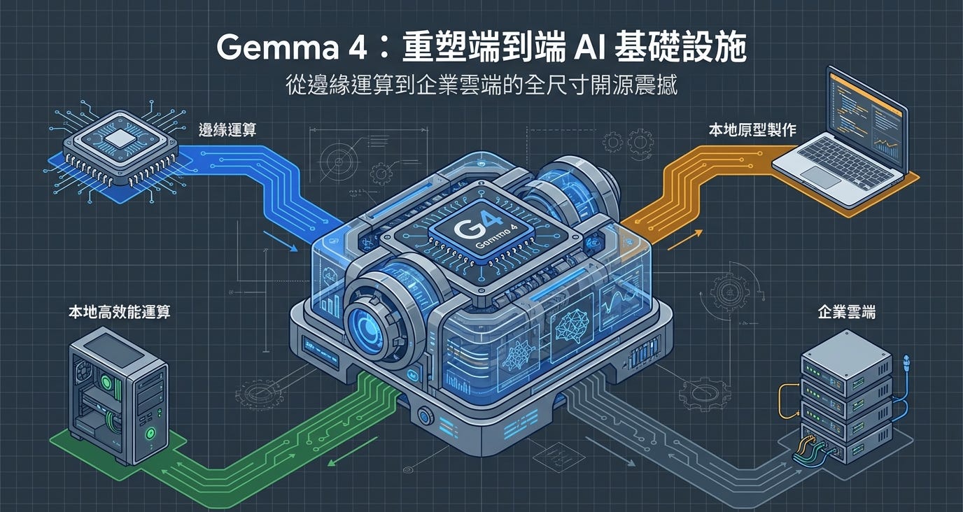 Gemma 4 震撼登場，把 Google 的大腦裝進你的筆電要花多少錢？ - by AI Trap Advisor
