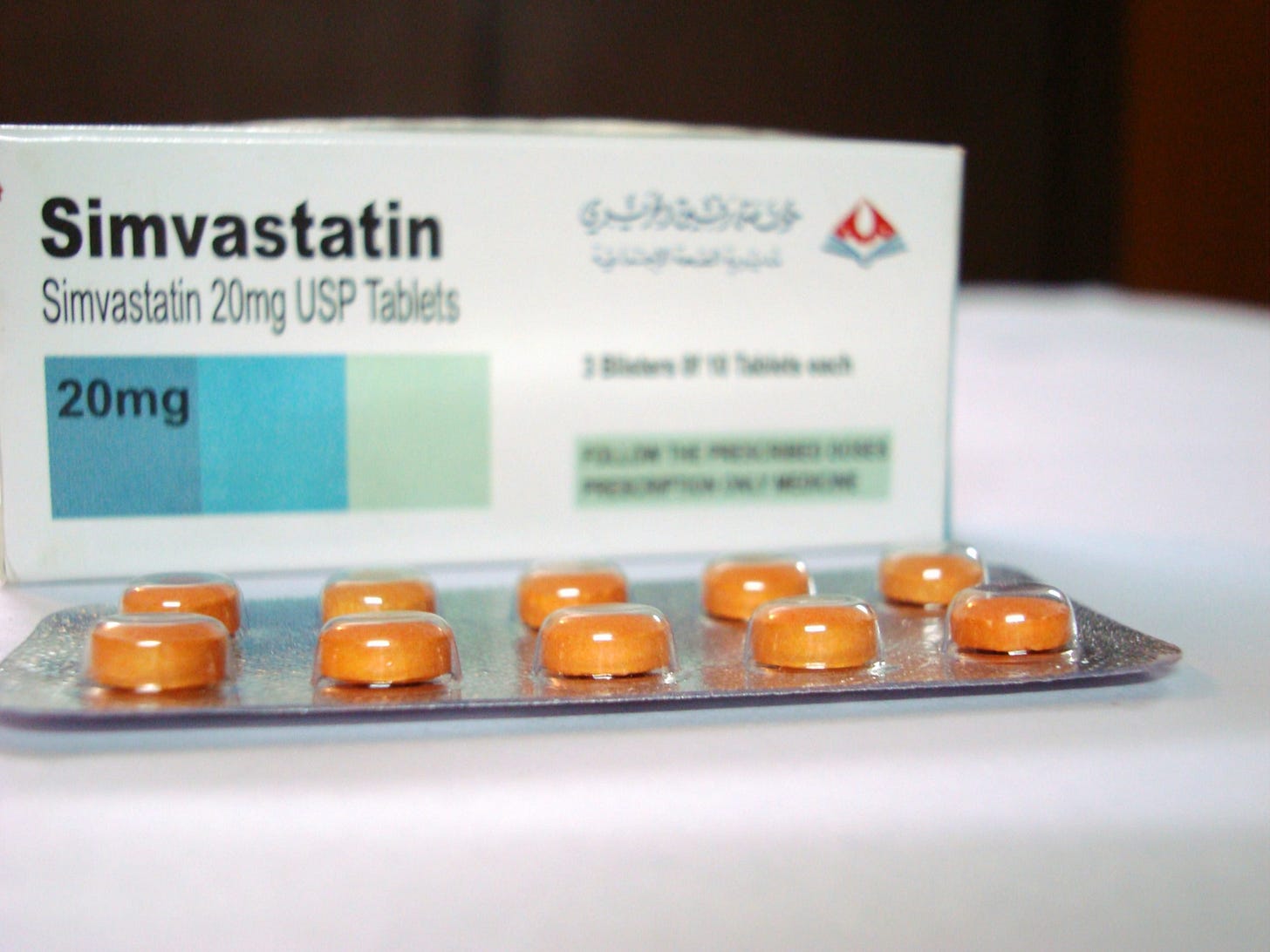 Taj Dearob Pharma Simvastatin 20 mg Tablets - Taj Dearob Pharma