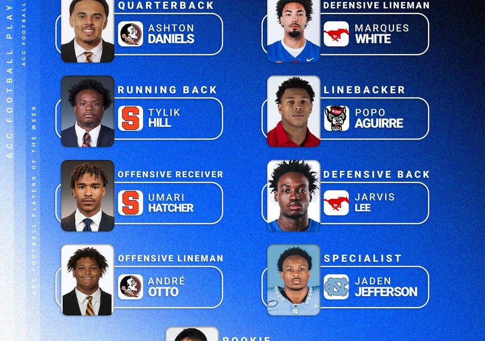 Around the Conference Table: ACC College Football 2026 - Week 5