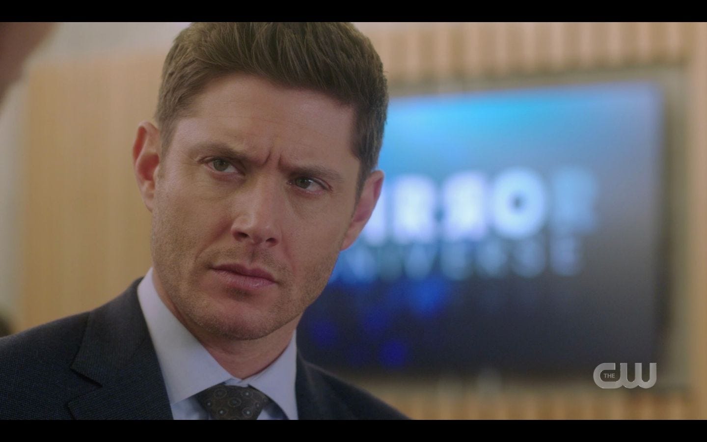 Dean Winchester in FBI suit at Mirror Universe SPN 14.20 Dean Winchester in FBI suit at Mirror Universe SPN 14.20