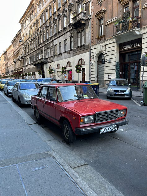 Cars in Budapest