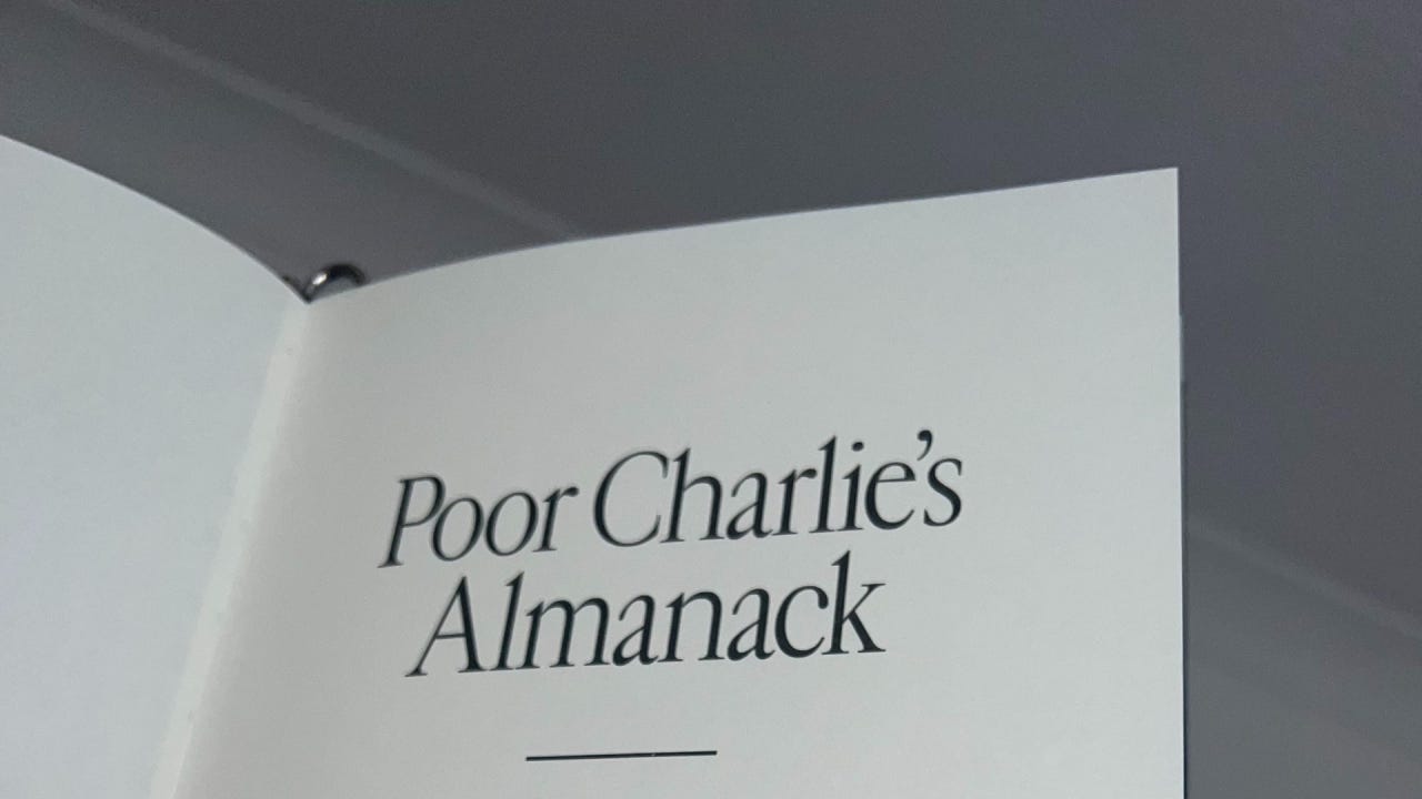 Charlie Munger - Playing FTSE’s Substack