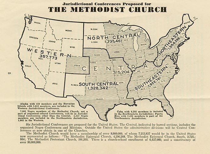 Photo from the 1968 General Conference, held April 21-May 4, 1968, Dallas. Racial segregation was one of the main issues confronting the merger that created The United Methodist Church. Photo courtesy of United Methodist Commission on Archives and History.