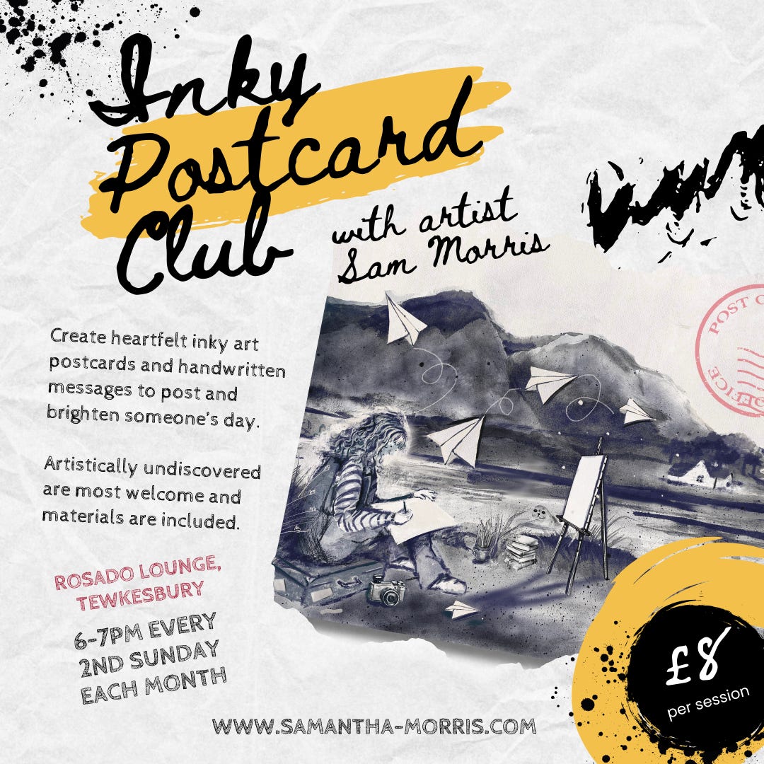 https://www.samantha-morris.com/collections/beanartist/products/inky-postcard-club