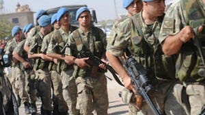 Turkish soldiers mobilized near the Syrian border, October, 2012