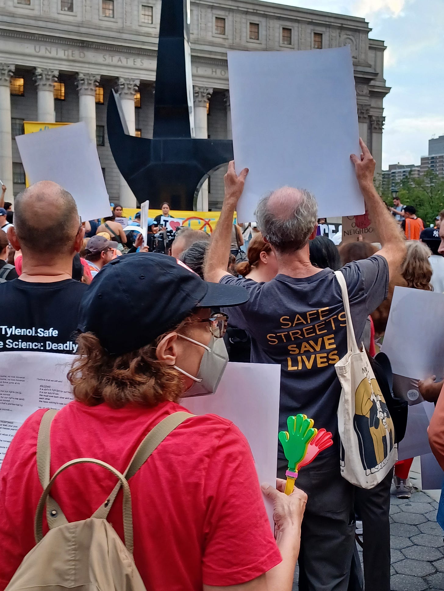 Federal Plaza, New York City, September 25, 2025