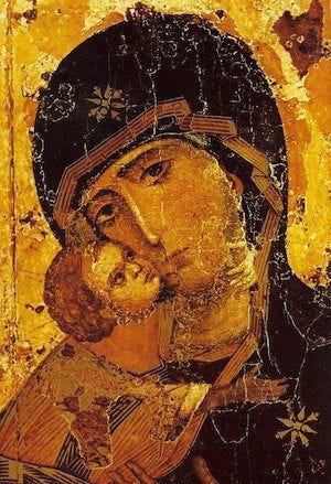 Our Lady Theotokos of Vladimir " Vladimirska" icon (1)