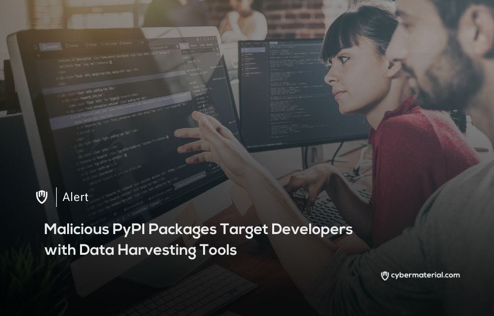 pypi malicious packages using compiled python code to... Malicious PyPI Packages Harvest User Data