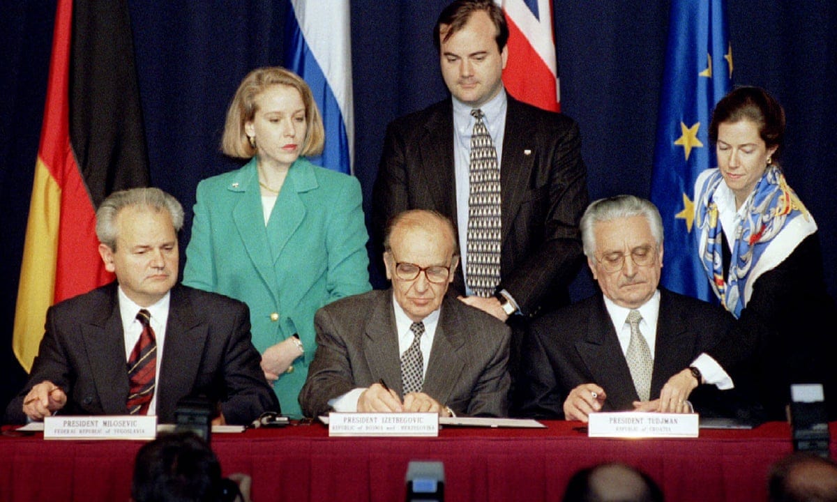 The Dayton Accords: a peace agreement for Bosnia – archive, 1995 | Bosnia and Herzegovina | The Guardian The Dayton Accords: a peace agreement for Bosnia – archive, 1995 | Bosnia and Herzegovina | The Guardian