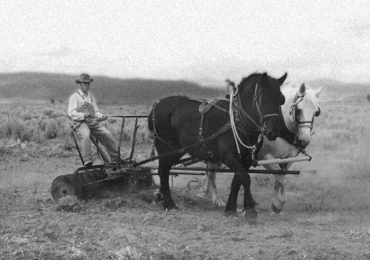 The plow 14-year-old Philo Farnsworth used in 1921 to create the lines in the dirt that inspired his concept for electronic television. His “big idea” was that if he could train electrons to scan a picture from side-to-side, the way his horses moved across the field, he could send images to distant locations where they could be reconstructed line-by-line. He had not yet been to high school.