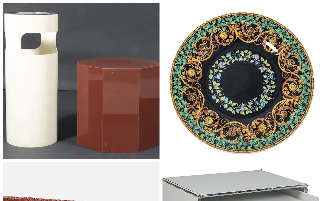 Obs 145: Gwyneth sells her furniture; Versace plates