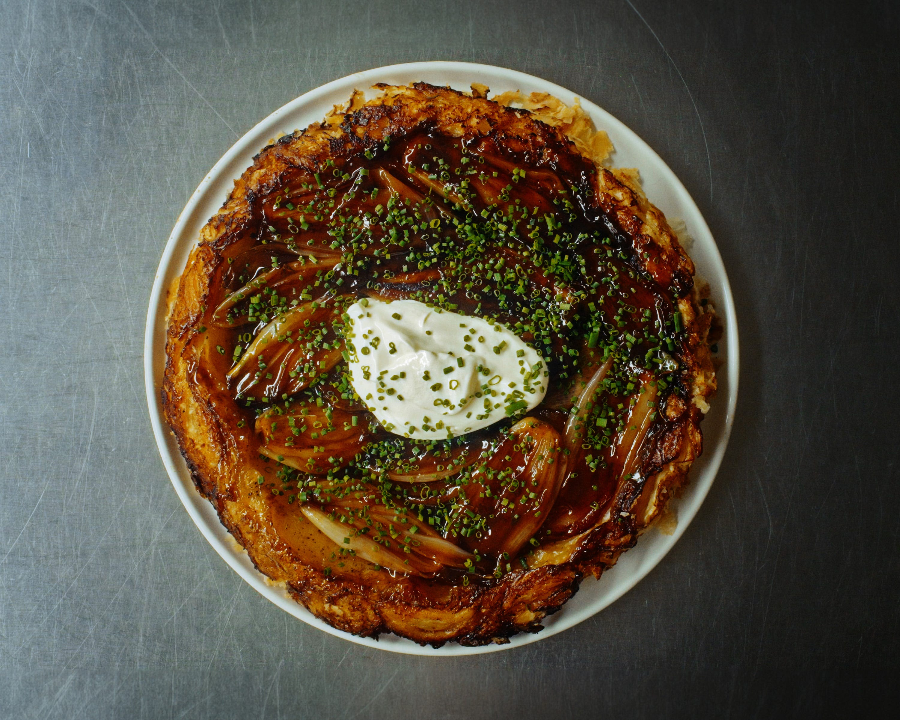 Shallot Tarte Tatin - by Jesse Jenkins - kitchen studio