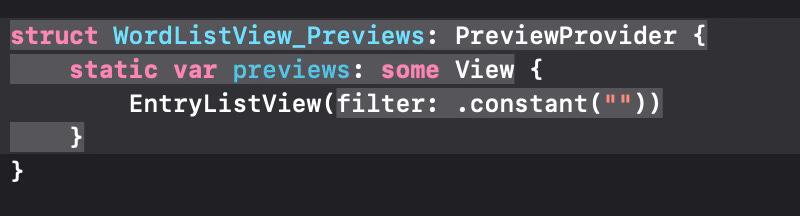 Preview macros for SwiftUI
