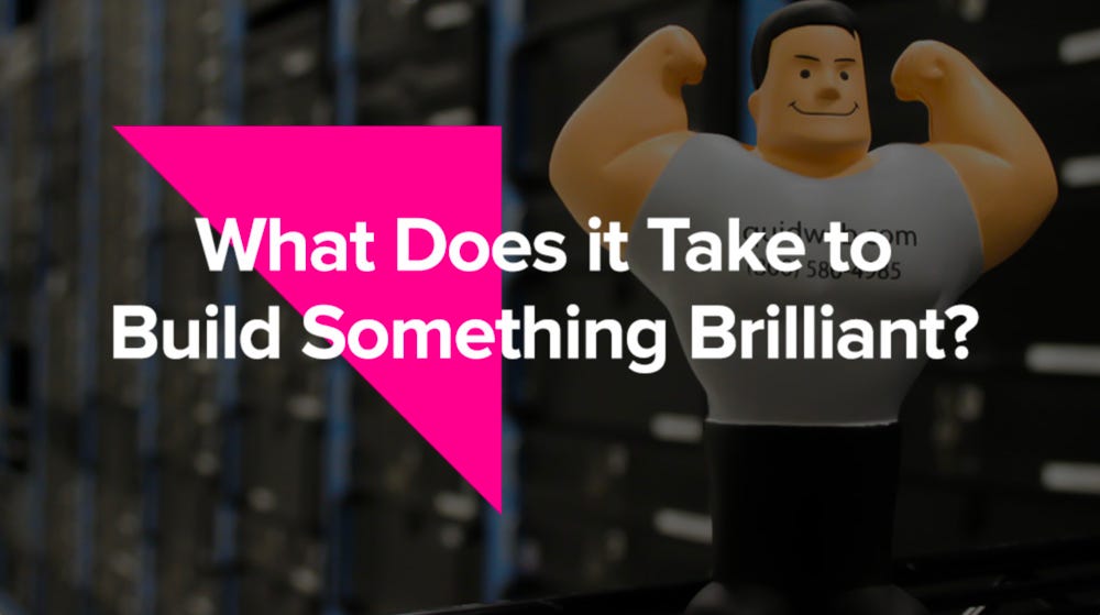 What Does it Take to Build Something Brilliant?