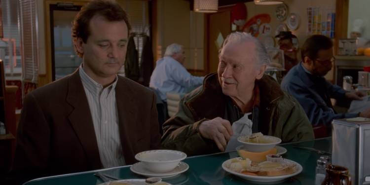 Groundhog Day Phil Bill Murray Old Man Les Podewell Diner