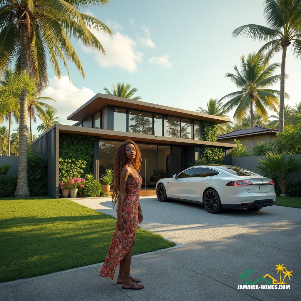 Kingston Container Home with Car and Person