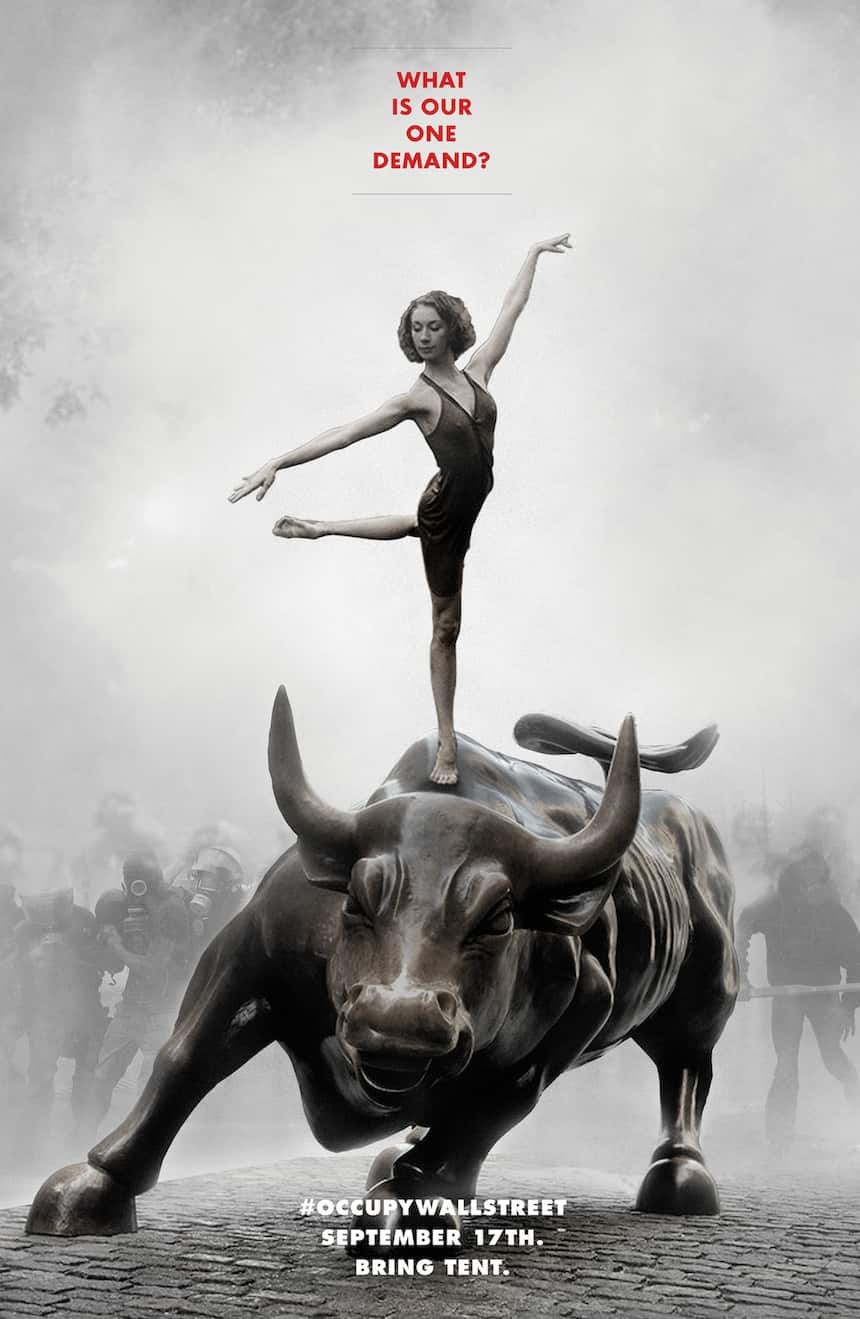 ballerina on bull