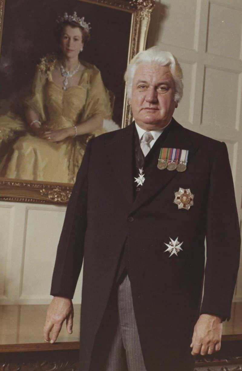 Governor-general Sir John Kerr, 1974.