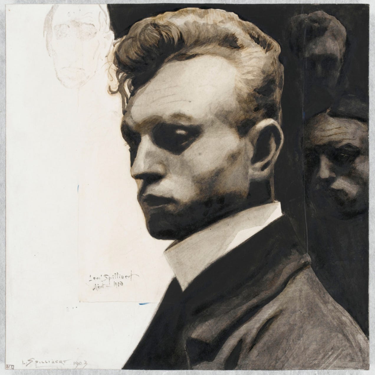Spilliaert self portrait Spilliaert self portrait