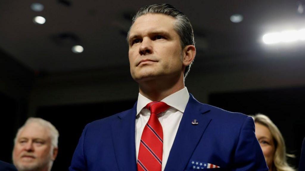 Senators receive fresh allegations about defence pick Pete Hegseth - BBC  News