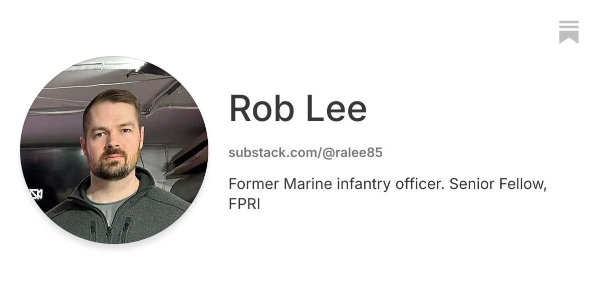Rob Lee | Substack