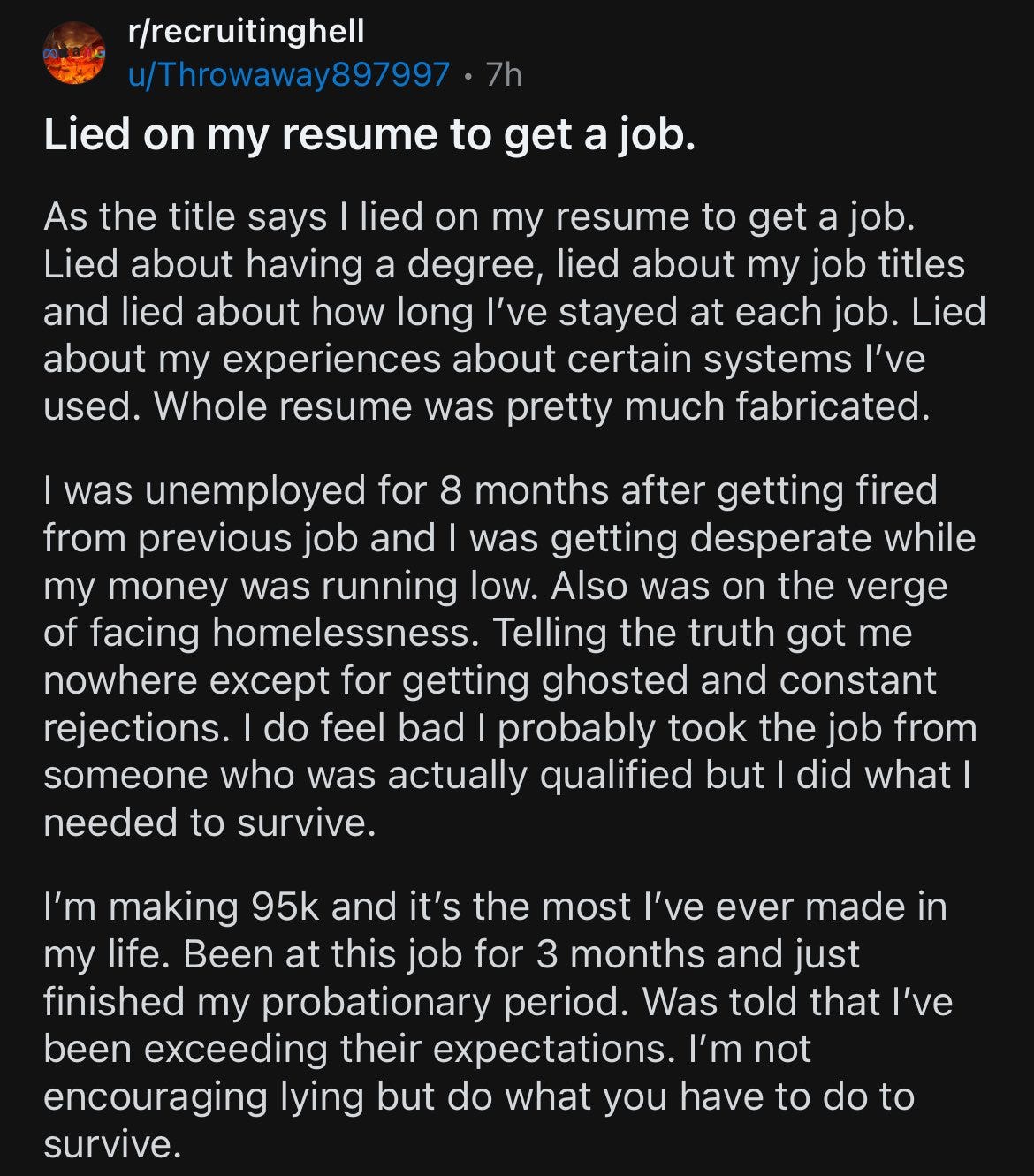 lied on my resume lied on my resume