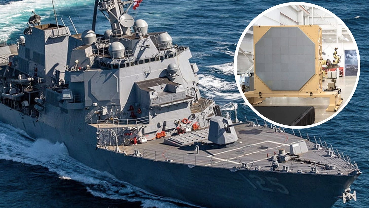 US firm's most advanced maritime radar to boost battle power.