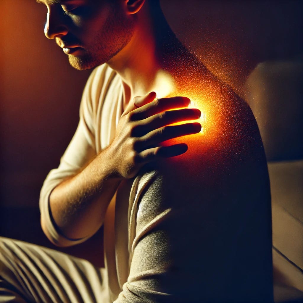 Une douleur est soulagée lors d'une session EFT