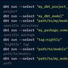 Understanding the run command