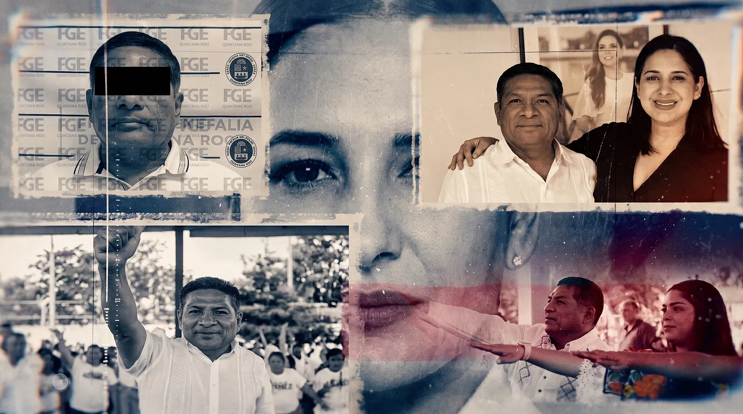 Estefanía Mercado y Gilberto Gómez Martínez