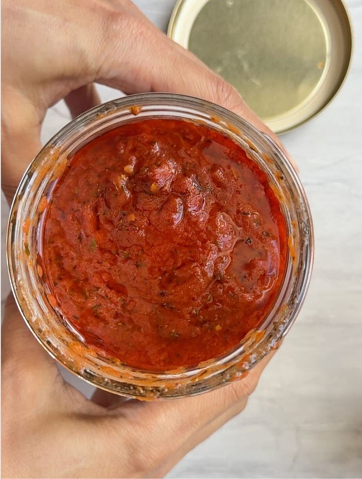 Receta de salsa de tomate casera