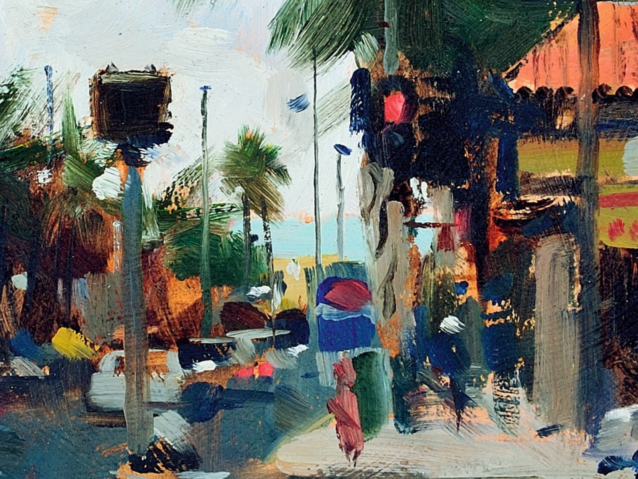 Direct Method Painting Example Direct Painting - by James Gurney - Paint Here