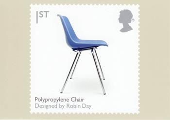 2009 UK stamp showing Robin Day's polyprop chair 2009 UK stamp showing Robin Day's polyprop chair