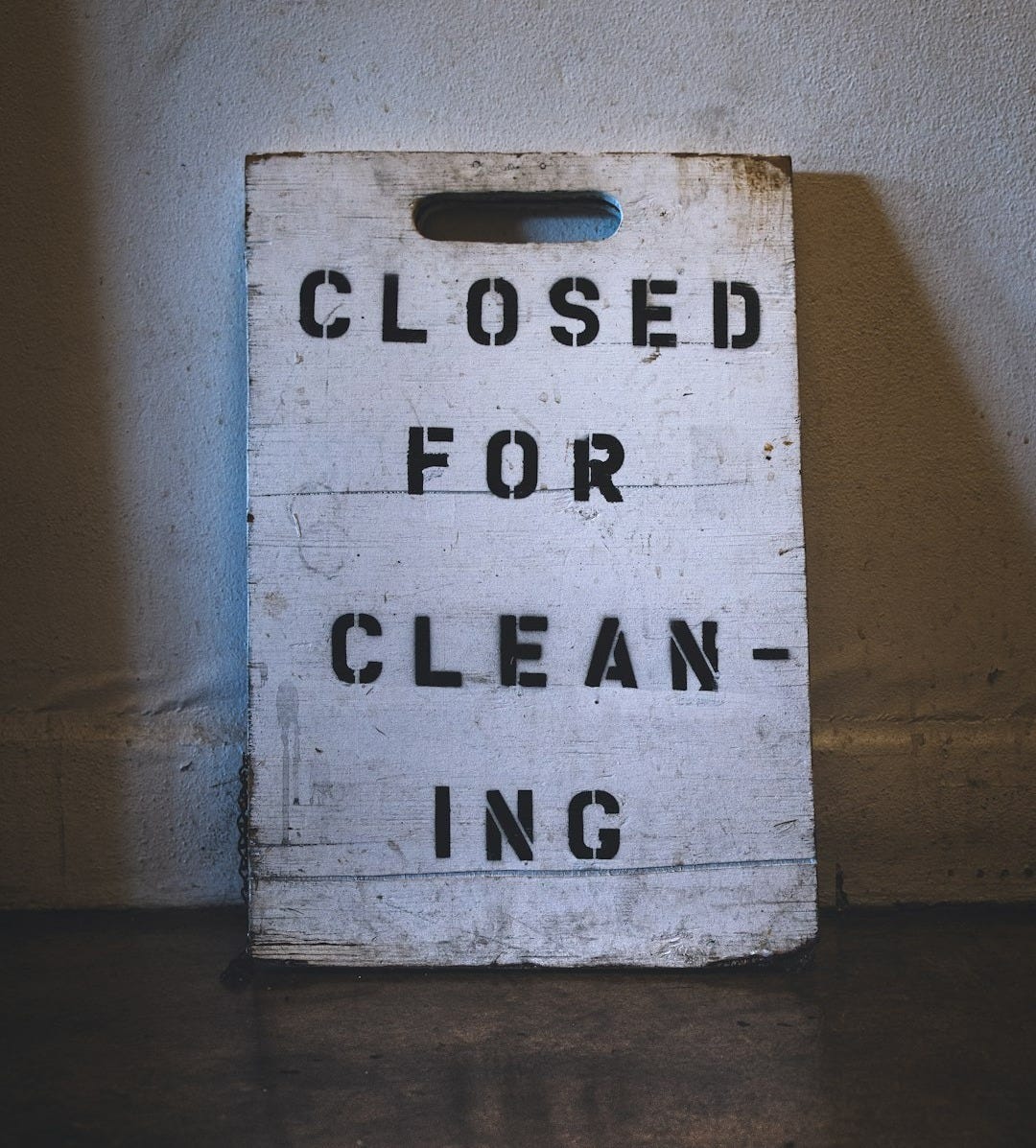 white chopping board signage