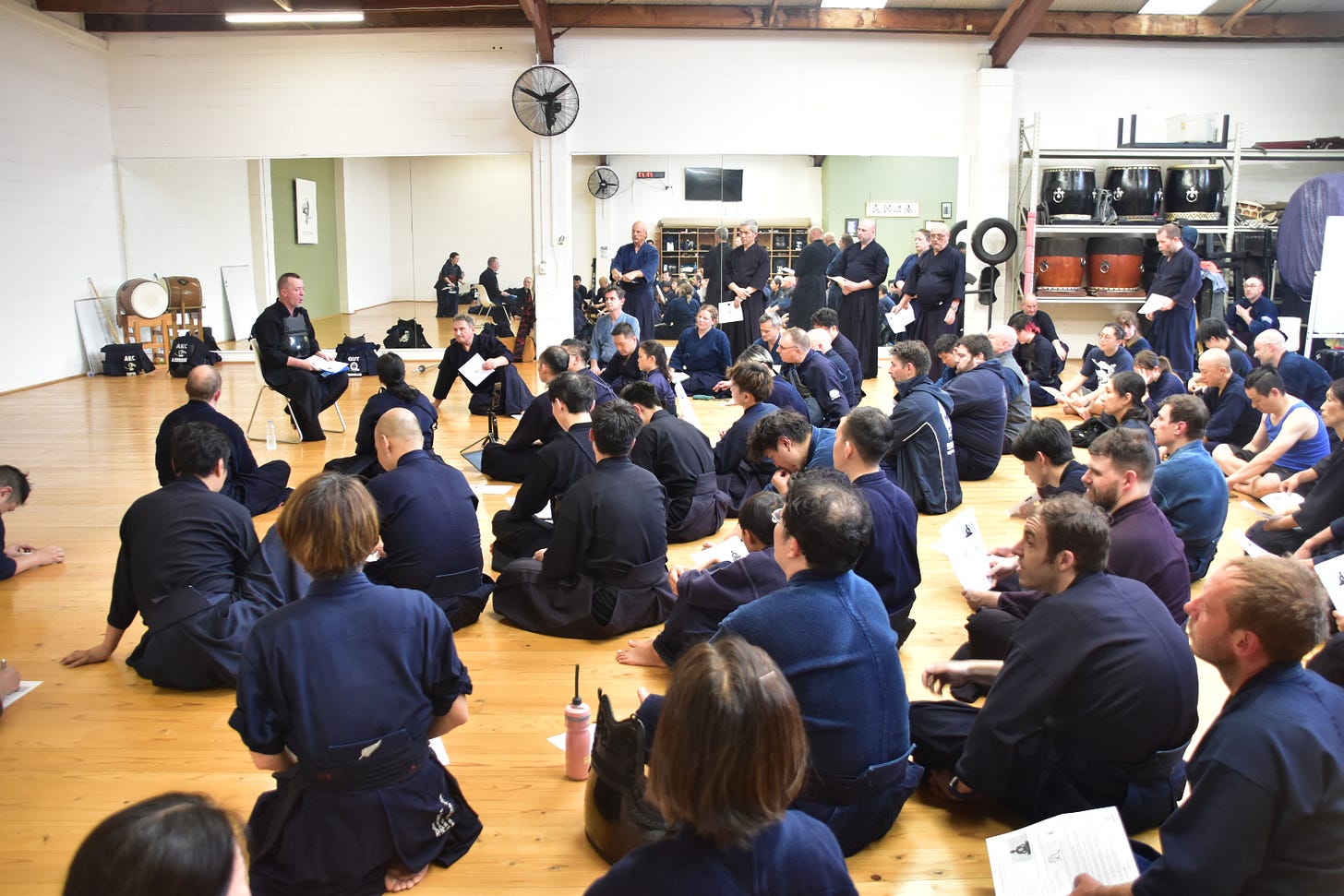 A group of people in a room

AI-generated content may be incorrect.