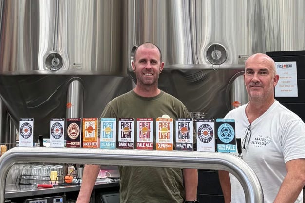 Inside First Light Brewing Co's first year: From excavators to ales