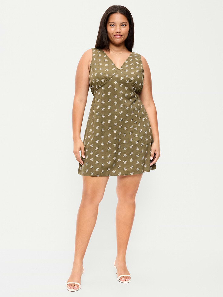 Image number 4 showing, Sleeveless A-Line Mini Dress