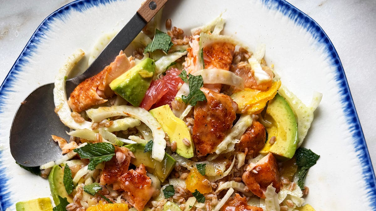 a springy salmon salad  - by Lidey Heuck - LideyLetter