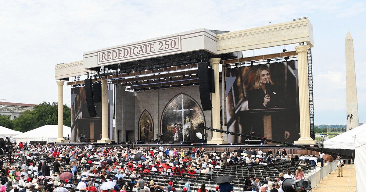 Rededicate 250 prayer rally draws thousands to National Mall | FOX 4 ...