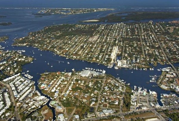 Manatee Pocket in Foreground Looking East