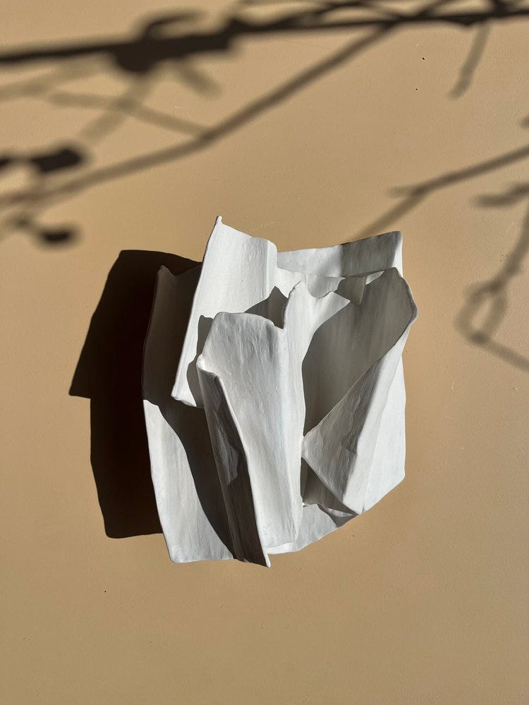  Pleated wall sculpture 2023 