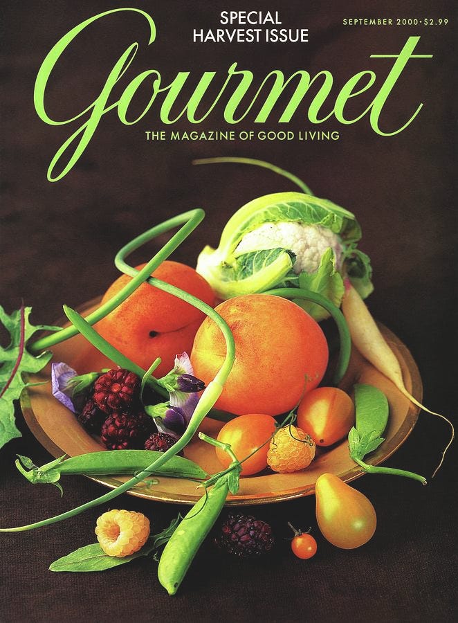 Gourmet Cover Featuring A Variety Of Fruit by Romulo Yanes