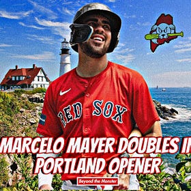 Watch: Marcelo Mayer doubles in his first Portland Sea Dogs' at-bat of 2024