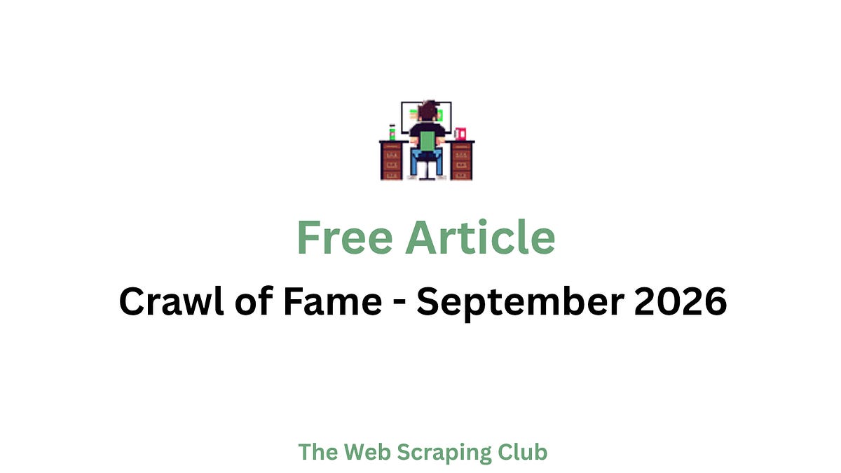 Crawl of Fame - September 2026