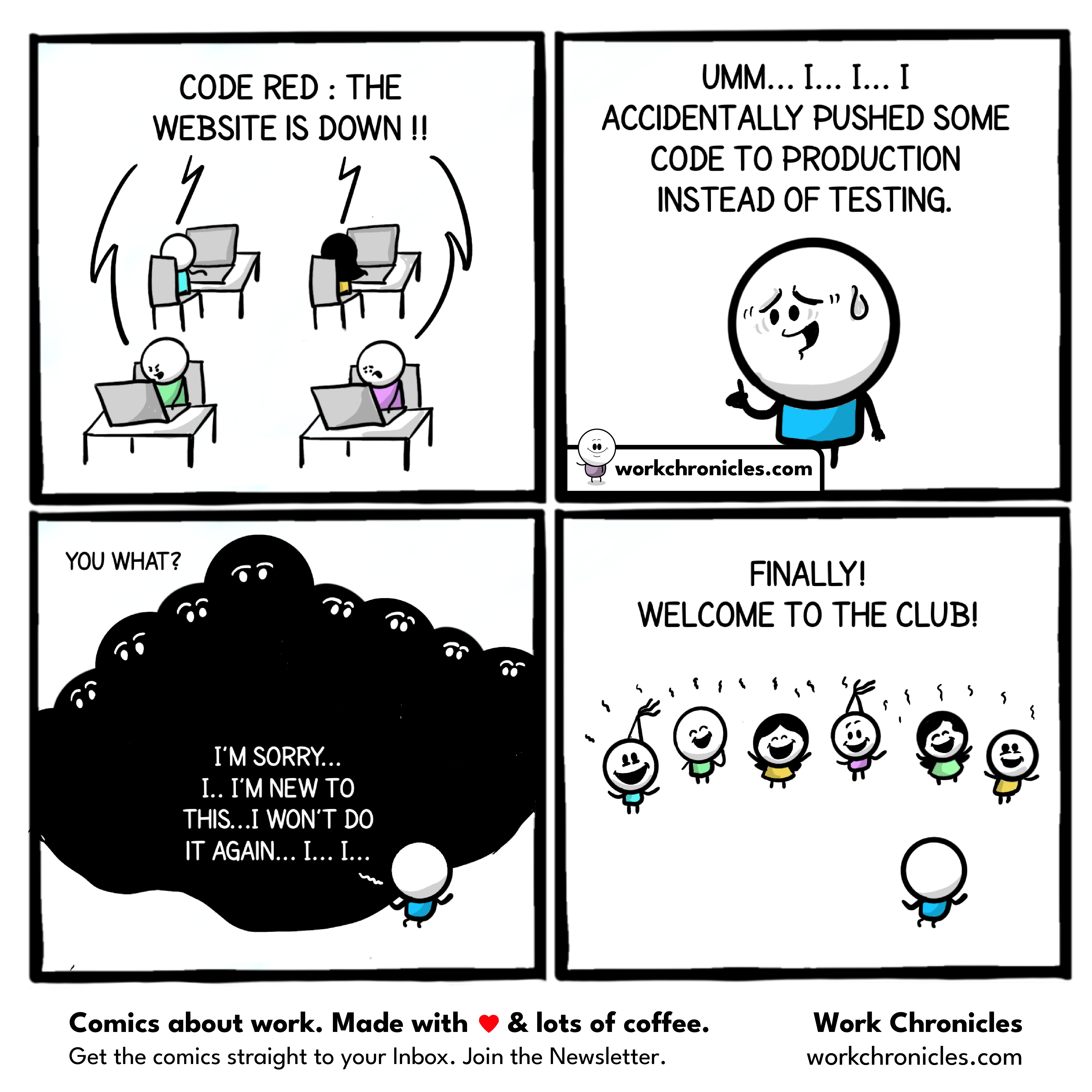 Work Chronicles (comic) Welcome to the Club - Work Chronicles