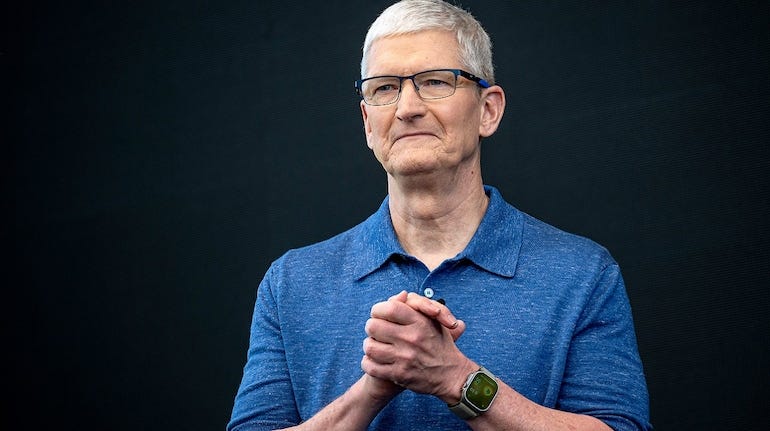 AI is ours to grab, we can't be left behind', Tim Cook tells Apple employees  in a rare all-hands meeting